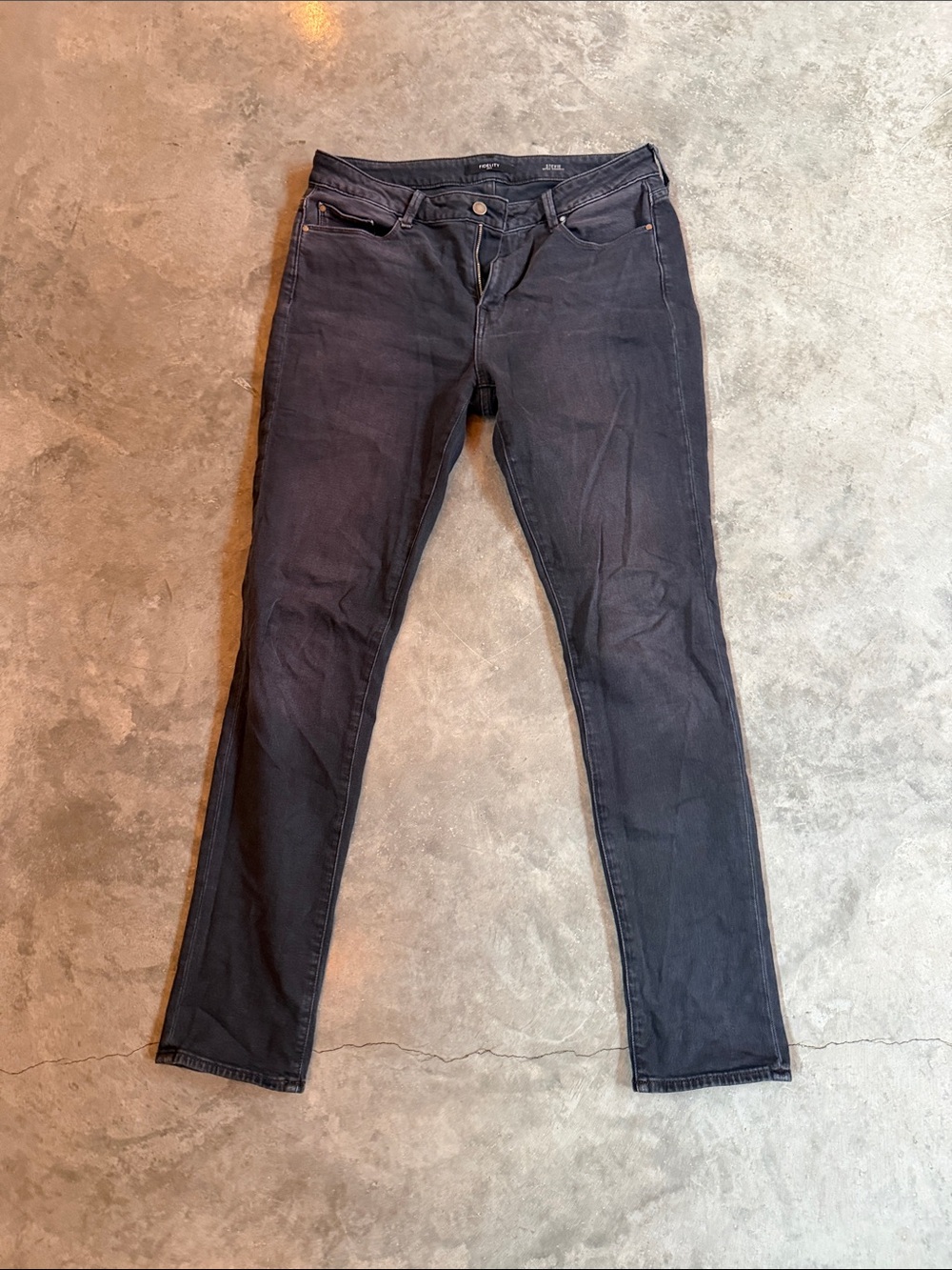 Fidelity Denim women's  Jeans in Black - 29 ; mid rise / Stevie retro straight
